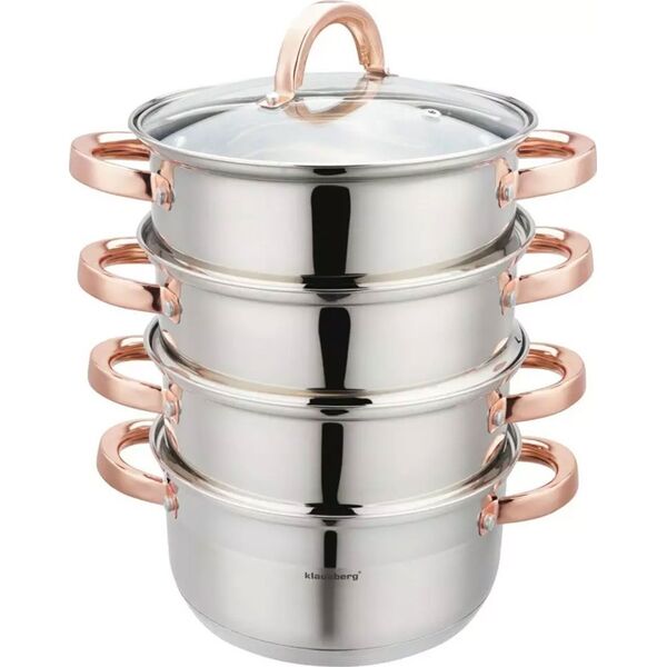 Klausberg GARNEK NA PARĘ KLAUSBERG 5 ELEM. 20cm KB-7730 ROSE GOLD 14141497 5908287277304