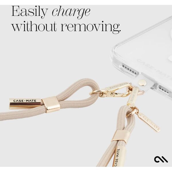 Case-Mate Case-Mate Phone Crossbody Rope - Pasek na ramię do telefonu (Beige) 14146493 840171736229