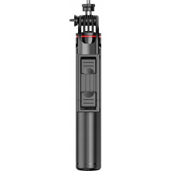 Selfie stick Hurtel Selfie stick WC13YDS teleskopowy tripod 1.3m z podwójną lampą i uchwytem na telefon - czarny 14146936 5907769360619
