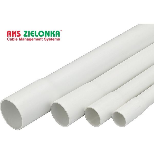 Akssj Rura elektroinstalacyjna AKS Zielonka 111682 RLM16 kielichowana 2m biała 14147216 5904617576017