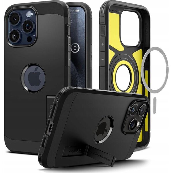 Spigen Spigen Tough Armor MAG iPhone 16 Pro 6.3" MagSafe czarny/black ACS08146 14147401 8809971230582