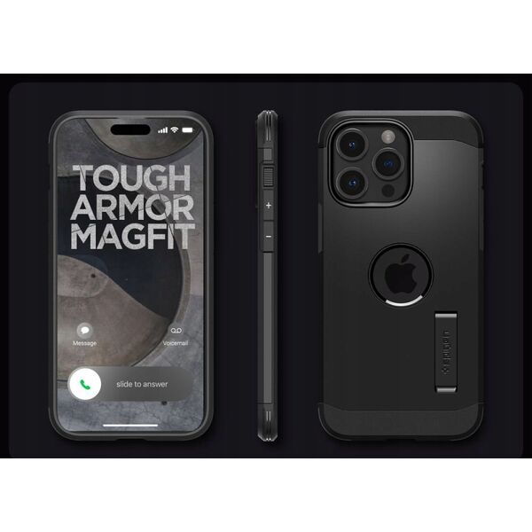 Spigen Spigen Tough Armor MAG iPhone 16 Pro 6.3" MagSafe czarny/black ACS08146 14147401 8809971230582