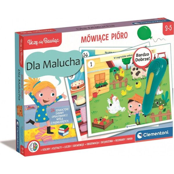 Clementoni Clementoni Mówiące pióro 500 Pytań dla malucha 50944 14148531 8005125509447