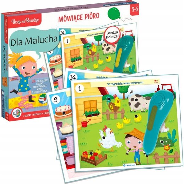 Clementoni Clementoni Mówiące pióro 500 Pytań dla malucha 50944 14148531 8005125509447