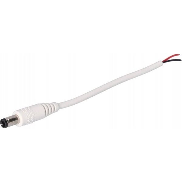 Prescot Prescot wtyk dc 5.5x2.1 z przewodem 15cm wt-dc-5.5/2.1+15 14148907 5901885264677