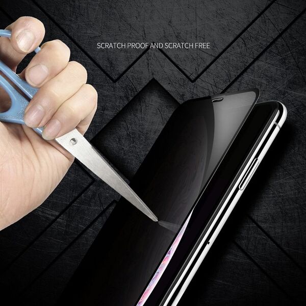 X-One Szkło hartowane X-ONE Full Cover Extra Strong Privacy - do iPhone 15 Pro Max (full glue) czarny 14150540 5903396216251