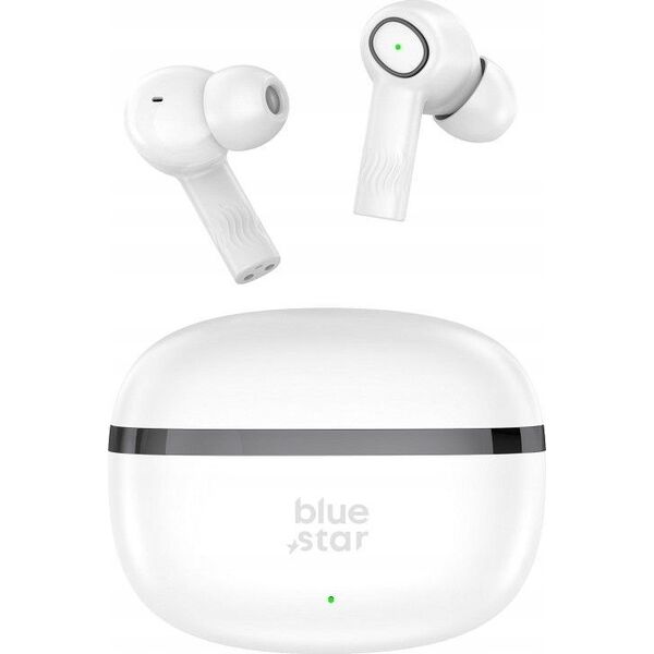 Słuchawki Blue Star Blue Star słuchawki bezprzewodowe stereo TWS AC20C z funcją ENC białe 14150588 5903396303838