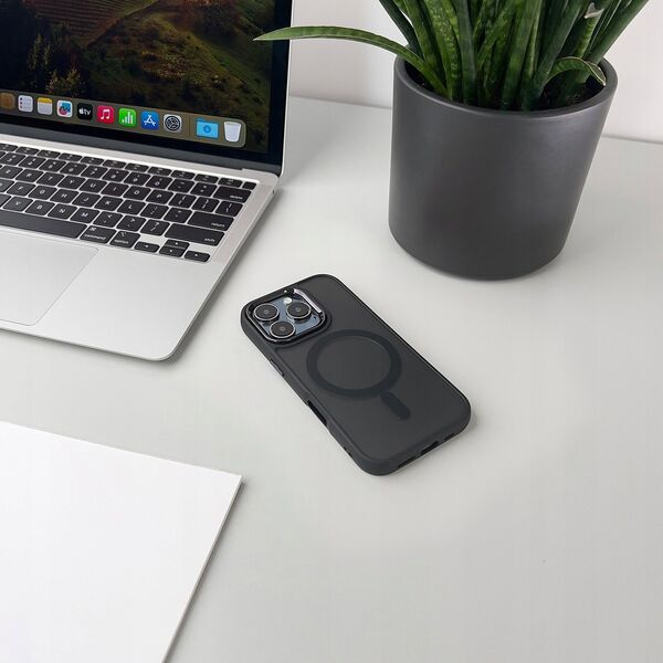Hurtel Etui Magnetic Collection MagSafe na iPhone 16 Plus - czarne 14150674 5907769363610