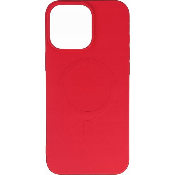 Hurtel Etui Liquid Silicone Case MagSafe na iPhone 16 Pro - czerwone 14150678 5907769363498