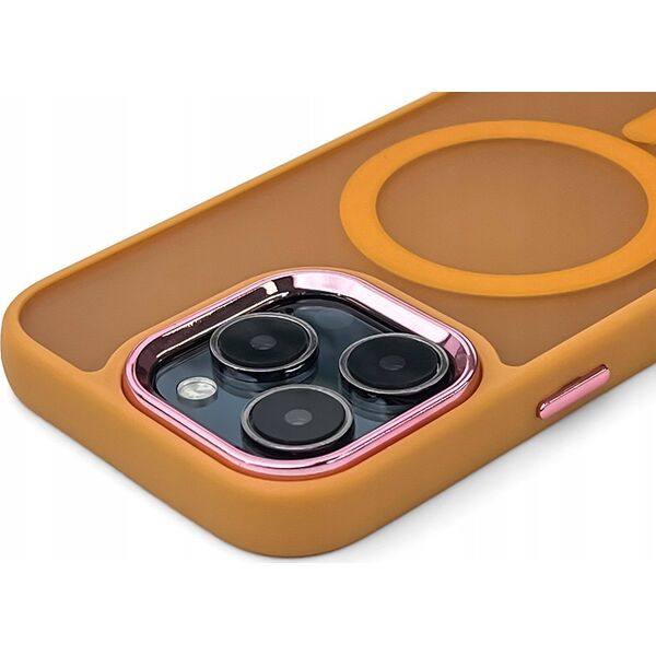 Hurtel Etui Magnetic Collection MagSafe na iPhone 16 Pro - pomarańczowe 14150706 5907769363795