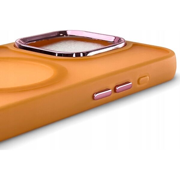 Hurtel Etui Magnetic Collection MagSafe na iPhone 16 Pro - pomarańczowe 14150706 5907769363795