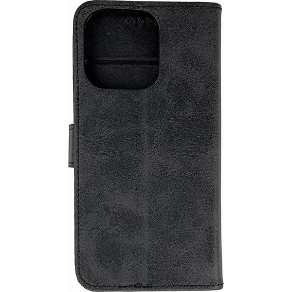 Hurtel Etui Leather Book Case na iPhone 16 Pro Max - czarne 14150717 5907769364099