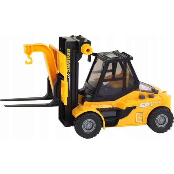 LeanToys Wózek Widłowy 1:16 Ruchome Widły Dźwięki Światła Żółty 14150962 5905991006916