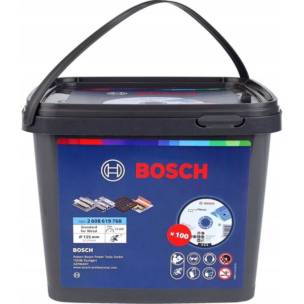 Bosch BOSCH TARCZA MET.125mm x 1,0mm x 22mm STANDARD FOR METAL /100szt. WIADERKO 14151740 4059952721453
