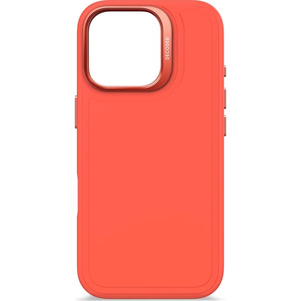 Decoded Decoded AntiMicrobial Silicone Stacks Backcover - silikonowa obudowa ochronna do iPhone 16 Pro kompatybilna z MagSafe (tangerine) 14156983 8721145001555