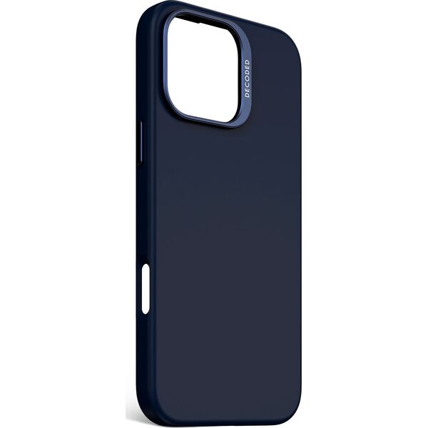 Decoded Decoded AntiMicrobial Silicone Backcover - silikonowa obudowa ochronna do iPhone 16 Pro Max kompatybilna z MagSafe (blue print) 14156991 8721145001098