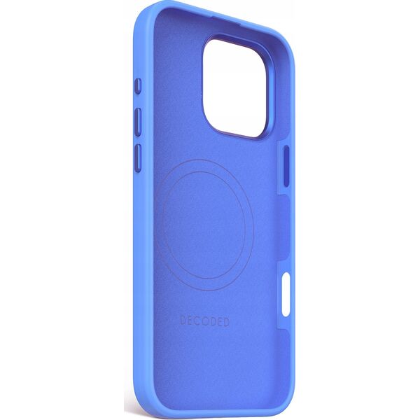 Decoded Decoded AntiMicrobial Silicone Stacks Backcover - silikonowa obudowa ochronna do iPhone 16 Pro Max kompatybilna z MagSafe (super sonic) 14156993 8721145001661