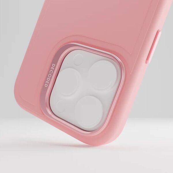 Decoded Decoded AntiMicrobial Silicone Stacks Backcover - silikonowa obudowa ochronna do iPhone 16 Pro Max kompatybilna z MagSafe (bubble gum) 14156994 8721145001692