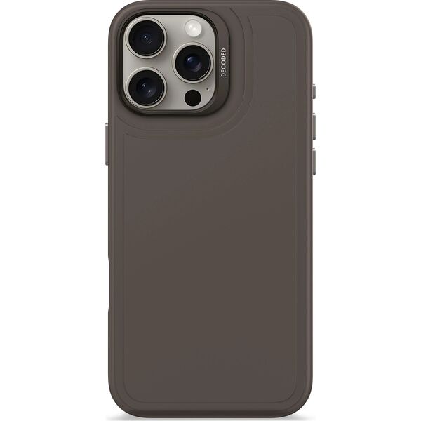 Decoded Decoded AntiMicrobial Silicone Stacks Backcover - silikonowa obudowa ochronna do iPhone 16 Pro Max kompatybilna z MagSafe (phantom) 14156997 8721145001647