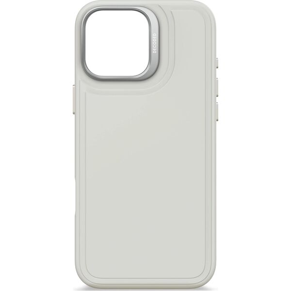 Decoded Decoded AntiMicrobial Silicone Stacks Backcover - silikonowa obudowa ochronna do iPhone 16 Pro Max kompatybilna z MagSafe (stone gray) 14156998 8721145001654