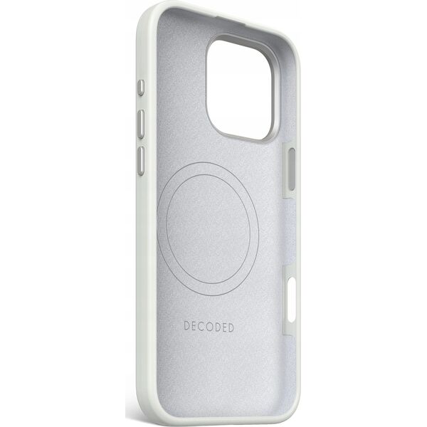 Decoded Decoded AntiMicrobial Silicone Stacks Backcover - silikonowa obudowa ochronna do iPhone 16 Pro Max kompatybilna z MagSafe (stone gray) 14156998 8721145001654