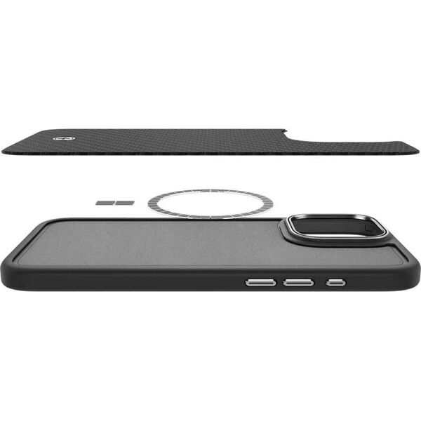 Spigen SPIGEN ENZO ARAMID MAG MAGSAFE IPHONE 16 PRO MAX MATTE BLACK/SILVER 14157154 8809971229531