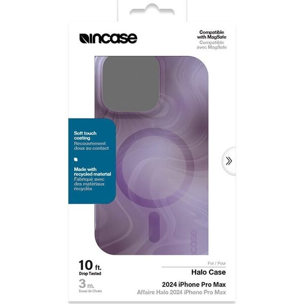 Incase Incase Halo Case MagSafe - Etui iPhone 16 Pro Max (Oil Slick Lilac) 14157175 810006548617