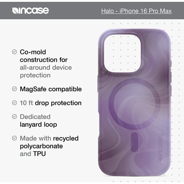 Incase Incase Halo Case MagSafe - Etui iPhone 16 Pro Max (Oil Slick Ocean) 14157177 650450270852