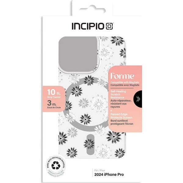 Incipio Incipio Forme MagSafe - Etui iPhone 16 Pro (Ditzy Floral Silver) 14157191 810006547290