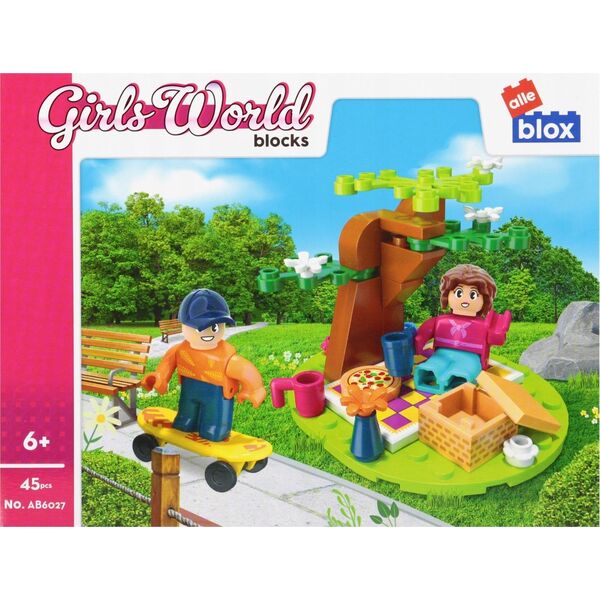 ALLEBLOX KLOCKI KONSTR ALLEBLOX GIRL PIKN 45EL 19X14X5 48 14157518 5905523669046