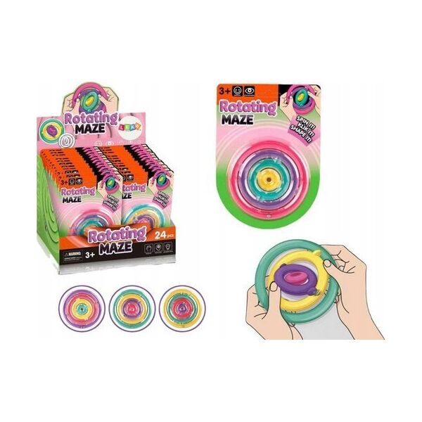 LeanToys Zabawka Sensoryczna Antystresowe Rotujące Kółka 14157680 5905991031185