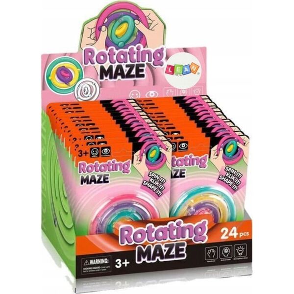 LeanToys Zabawka Sensoryczna Antystresowe Rotujące Kółka 14157680 5905991031185