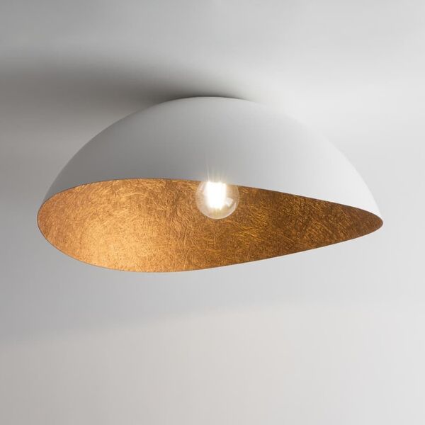 Lampa sufitowa Sigma Sigma Solaris S 40618 plafon lampa sufitowa 1x60W E27 biały/miedziany 14158698 5905143283325