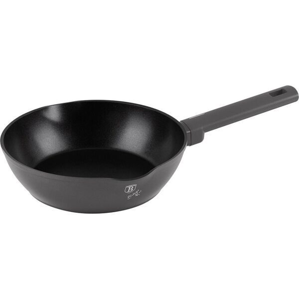 Patelnia Berlinger Haus GŁĘBOKA PATELNIA TYTANOWA 28cm BERLINGER HAUS BH-8121 ANTRACIT 14159011 5999108467448