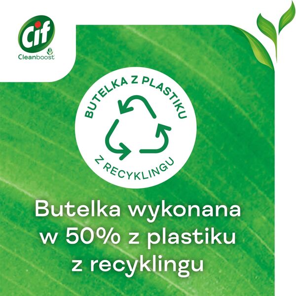 Cif Cif Cleanboost - Uniwersalny preparat do mycia i odkamieniania łazienki - 500 ml 14162263 8720182870070