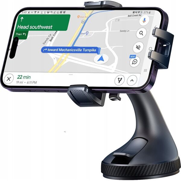Joyroom Uchwyt Joyroom JR-OK6 zaciskowy na telefon na szybę - czarny 14165792 6956116710736