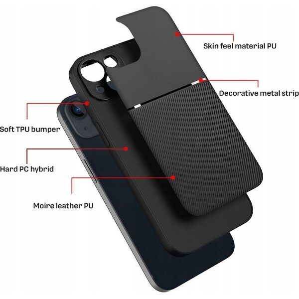 ForCell Futerał NOBLE do IPHONE 16 czarny 14167776 5903396307799