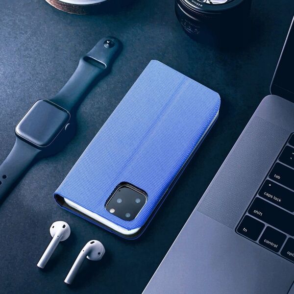 OEM Kabura SENSITIVE Book do IPHONE 16 niebieski 14167783 5903396313769
