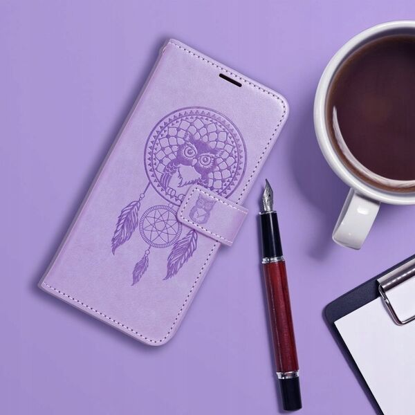 OEM Kabura MEZZO Book do IPHONE 16 Pro łapacz snów fioletowy 14167806 5903396313653