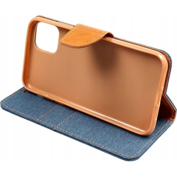 OEM Kabura CANVAS Book do IPHONE 16 granatowy 14167811 5903396308741