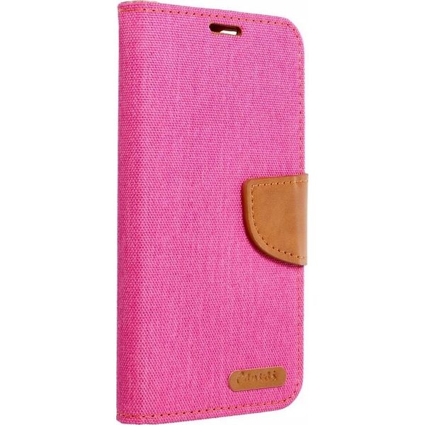 OEM Kabura CANVAS Book do IPHONE 16 Plus różowy 14167819 5903396308819
