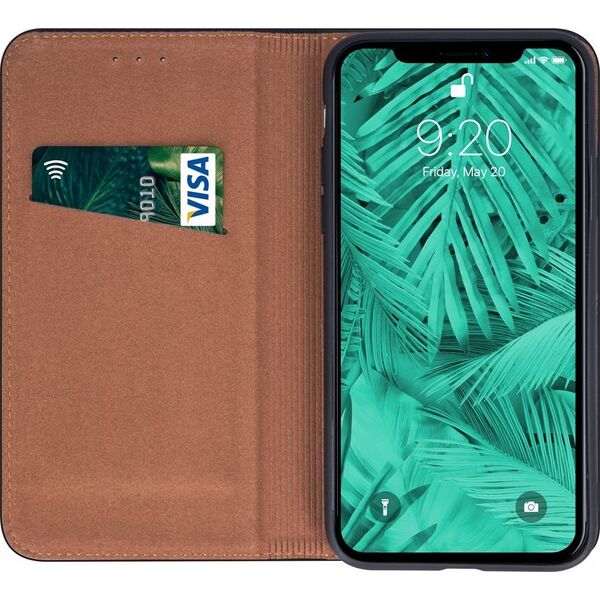 OEM Kabura SMART PRO Book skórzana do IPHONE 16 Plus czarny 14167826 5903396308895