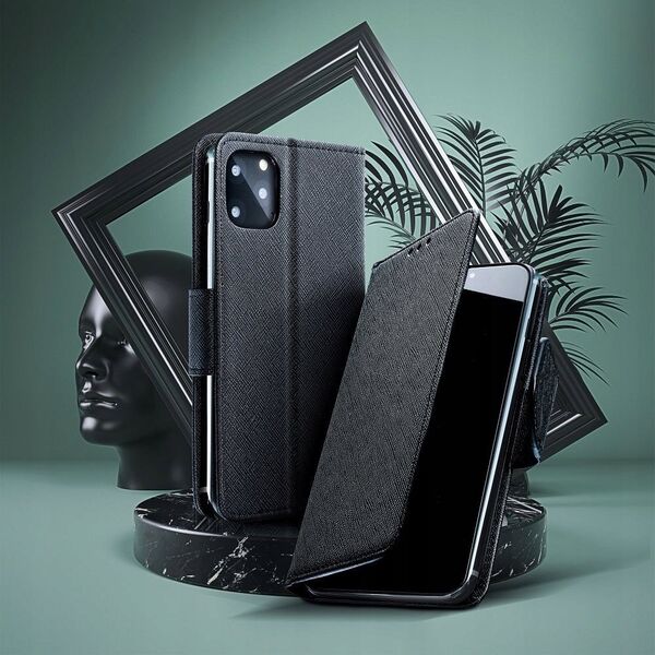 OEM Kabura FANCY Book do IPHONE 16 Plus czarny 14167864 5903396314643