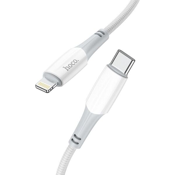 Kabel USB Hoco HOCO kabel Typ C do Lightning PD 3A 20W X70 1 m biały 14168823 6931474760395