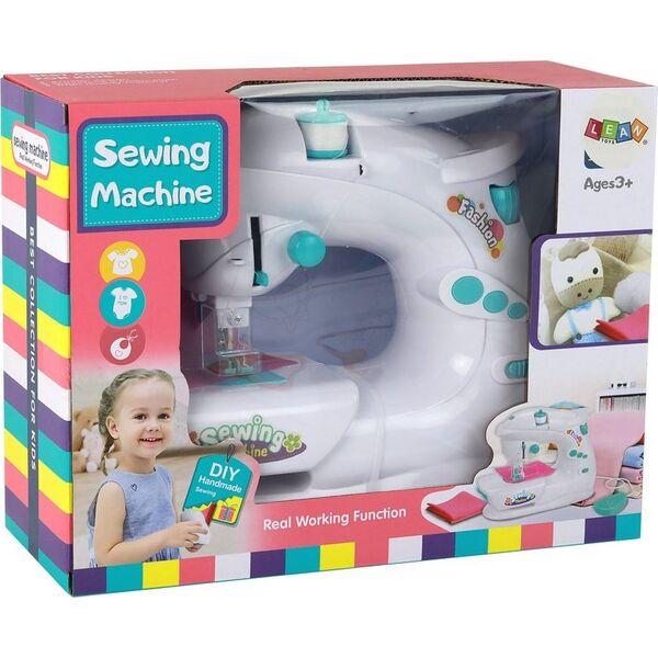 LeanToys Maszyna Do Szycia Dla Dzieci Jak Prawdziwa Biała Na Baterie 14168907 5905991002390