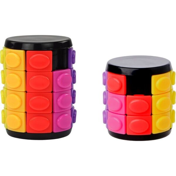 LeanToys Zestaw Układanek Logicznych Walec 3 Stopnie Trudności 14168952 5905991004387