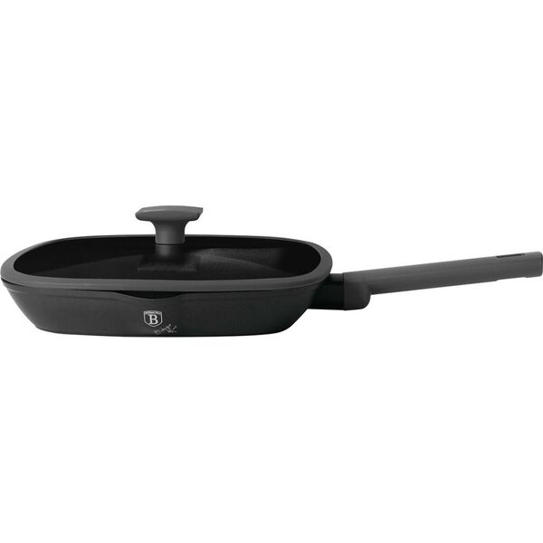 Patelnia Berlinger Haus PATELNIA GRILLOWA TYTANOWA Z POKRYWĄ 28cm BERLINGER HAUS BH-8127 ANTRACIT 14171575 5999108467561