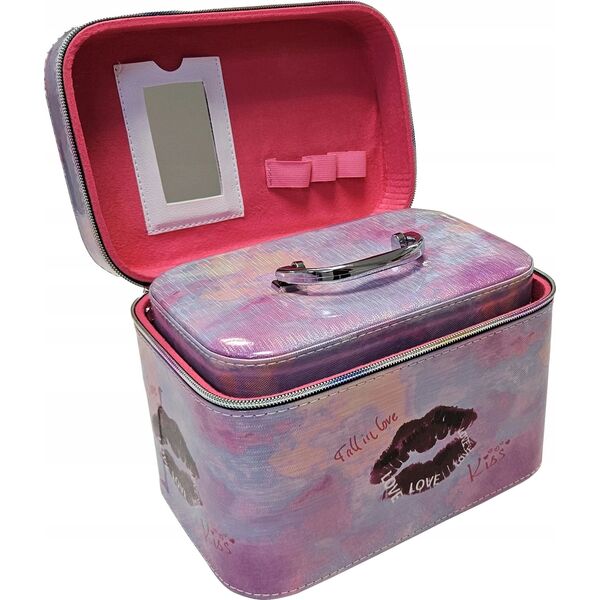ExtraLink EXTRALINK LIFESTYLE KOSMETYCZKA DAMSKA ORGANIZER KUFEREK NA KOSMETYKI 3W1 252 14173103 5906168637759