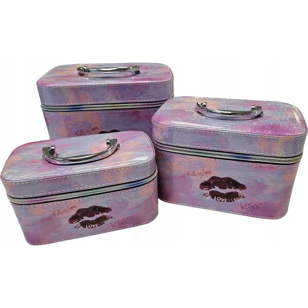 ExtraLink EXTRALINK LIFESTYLE KOSMETYCZKA DAMSKA ORGANIZER KUFEREK NA KOSMETYKI 3W1 252 14173103 5906168637759