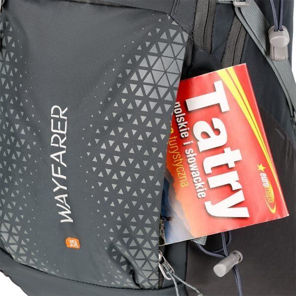 Plecak turystyczny Nils Extreme NC1925 PLECAK TURYSTYCZNY SZARY WAYFARER 35L NILS CAMP 14175401 5907695500462